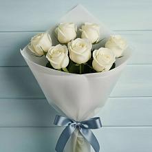 Букет 7 Белых роз Эдлесс Лав #REPLACE_PRED# Чебоксарах