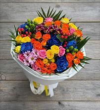 Букет цветов из:  Розы и Хризантемы #REPLACE_PRED# Чебоксарах