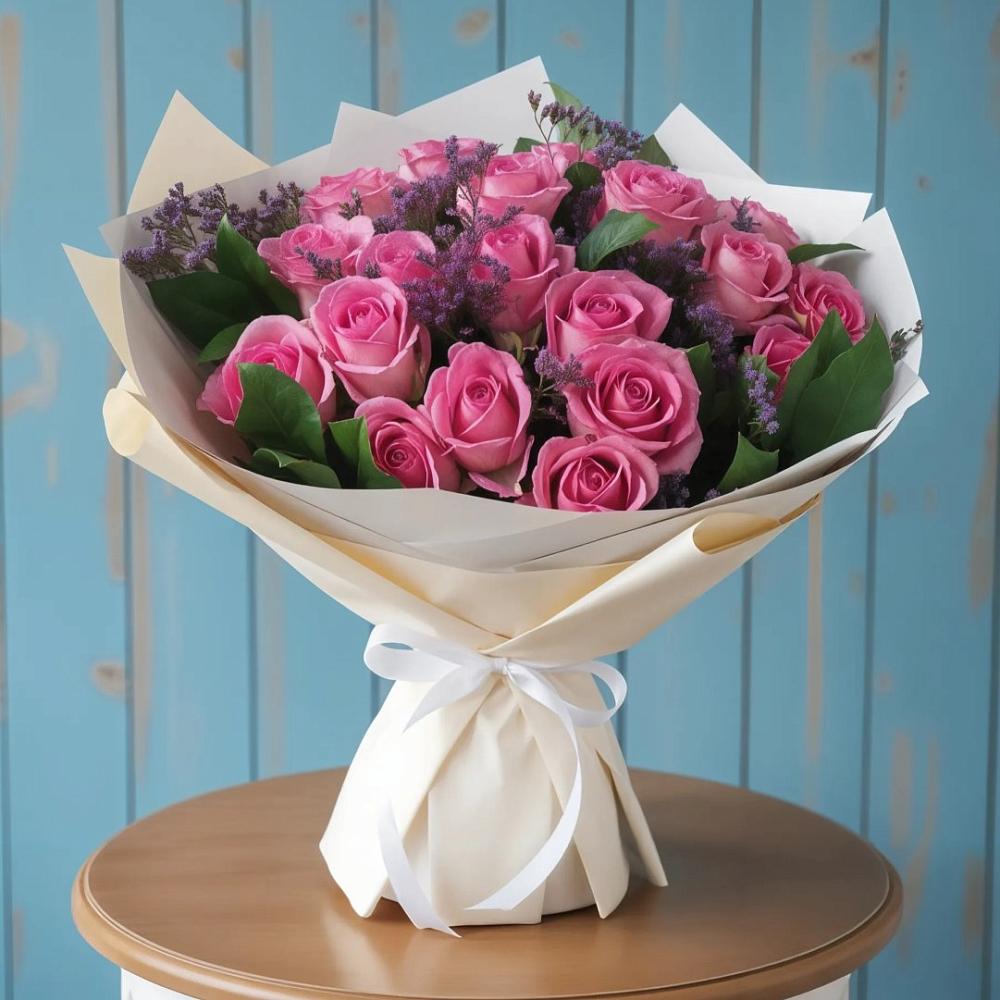 Букет счастливые мгновения в Чебоксарах Букет цветов из: Розы в Чебоксарах