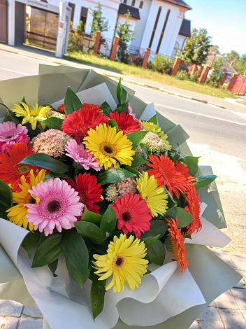 Букет цветов из: Герберы в Чебоксарах